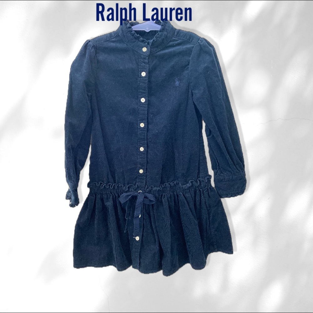 Ralph Lauren Long Sleeve Corduroy Dress